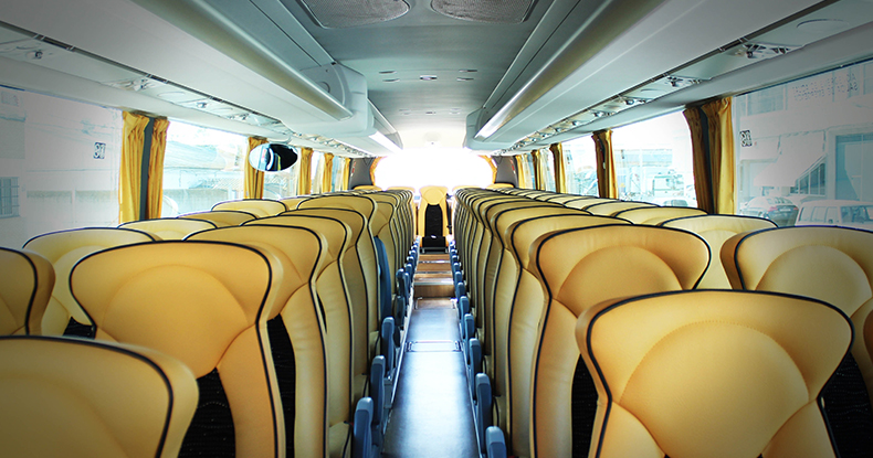 Interior of Luxury Bus